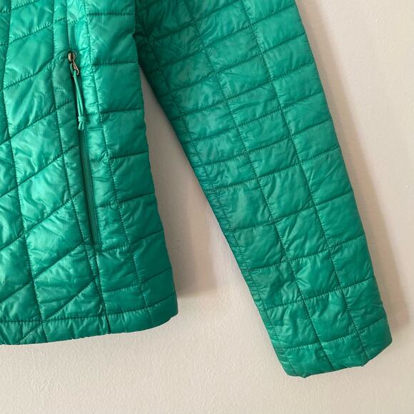 The North Face Green Blue Emerald Thermoball Puffer Jacket Coat Women's size XS - Picture 4 of 10